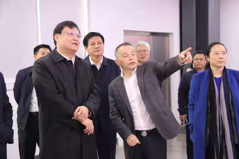 湖南省委常委、省國資委書記等赴邵陽調(diào)研國資國企工作方案考察團來我公司調(diào)研